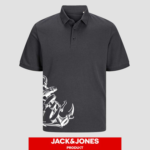 Anker unten Unisex Poloshirt