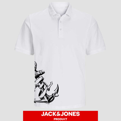 Anker unten Unisex Poloshirt