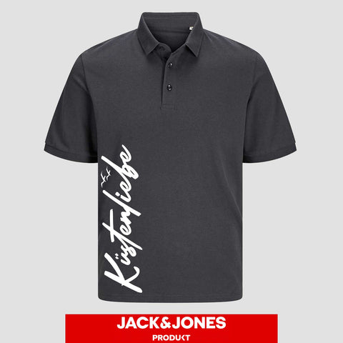 Küstenliebe vertikal Unisex Poloshirt