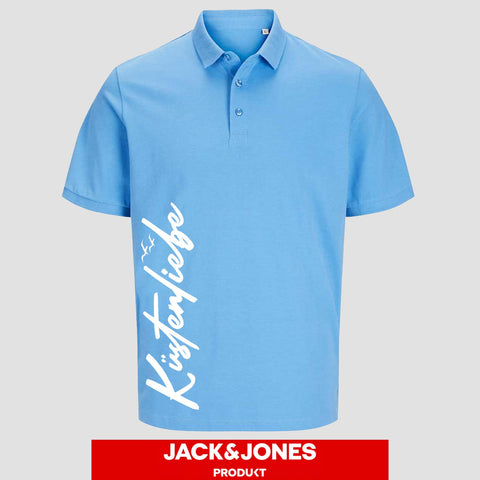 Küstenliebe vertikal Unisex Poloshirt