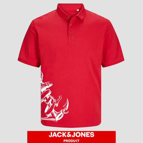 Anker unten Unisex Poloshirt