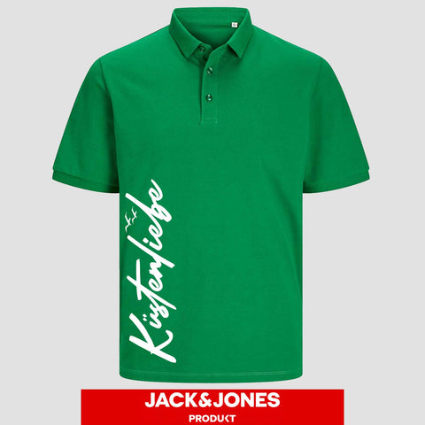 Küstenliebe vertikal Unisex Poloshirt