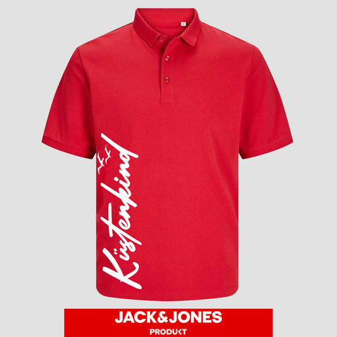 Küstenkind vertikal Unisex Poloshirt