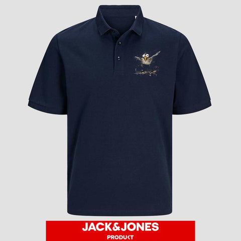 Verrückte Möwe Unisex Poloshirt