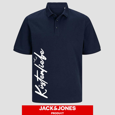 Küstenliebe vertikal Unisex Poloshirt