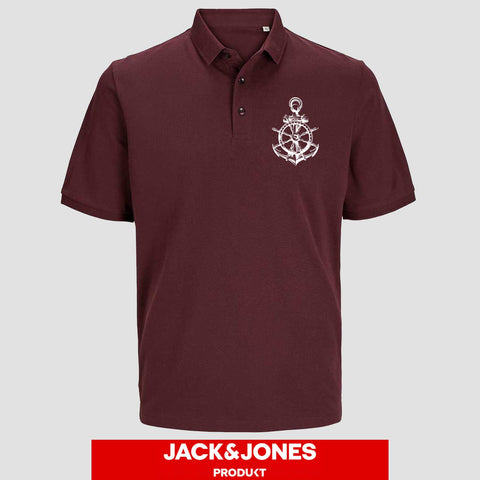 Anker Steuerrad Unisex Poloshirt