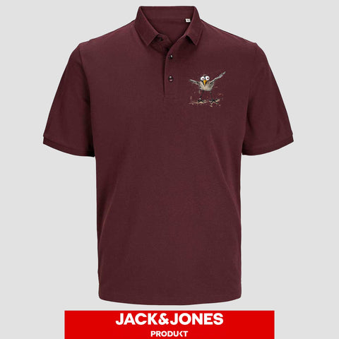 Verrückte Möwe Unisex Poloshirt