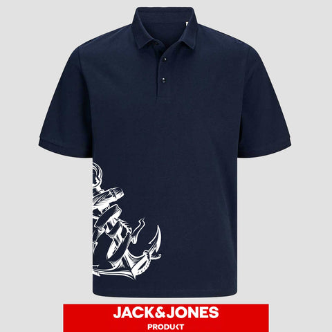 Anker unten Unisex Poloshirt