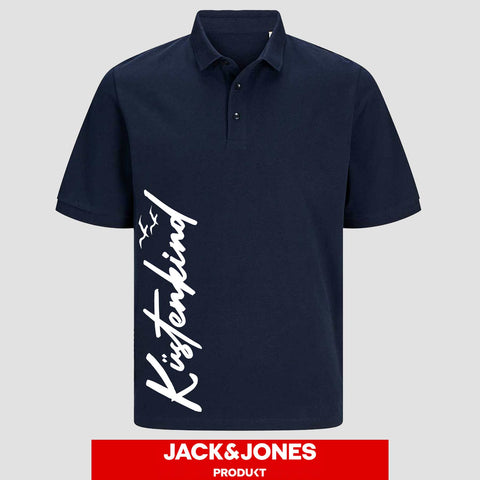 Küstenkind vertikal Unisex Poloshirt