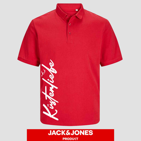 Küstenliebe vertikal Unisex Poloshirt