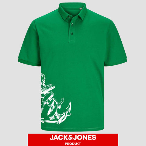 Anker unten Unisex Poloshirt