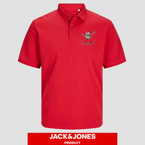 Verrückte Möwe Unisex Poloshirt