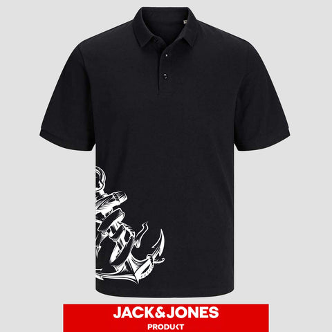 Anker unten Unisex Poloshirt