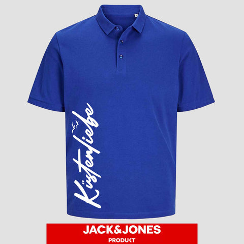 Küstenliebe vertikal Unisex Poloshirt
