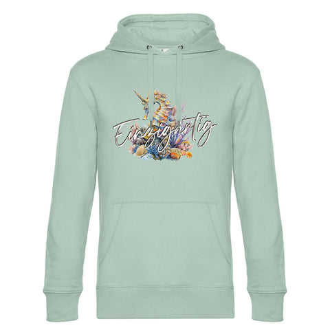 Einzigartig Seepferd Herren Kapuzenpulli King