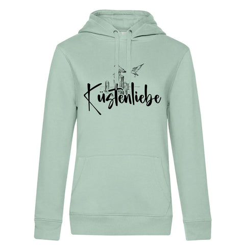 Küstenliebe Möwe Damen Kapuzenpulli Queen