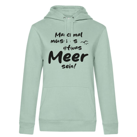 Meer sein Damen Kapuzenpulli Queen