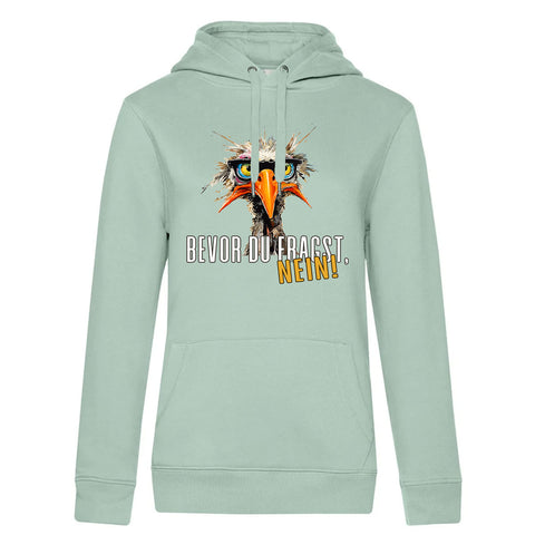 Bevor du Fragst  Damen Kapuzenpulli Queen