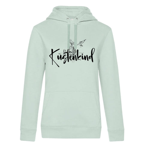 Küstenkind Möwe Damen Kapuzenpulli Queen