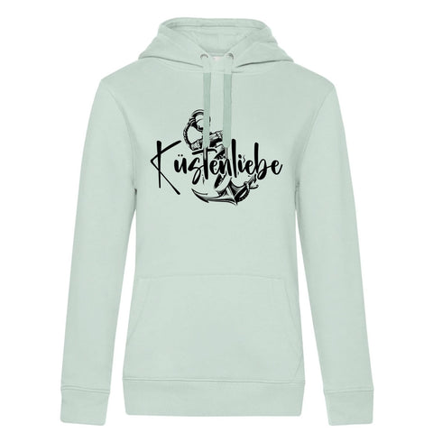Küstenliebe Anker Damen Kapuzenpulli Queen