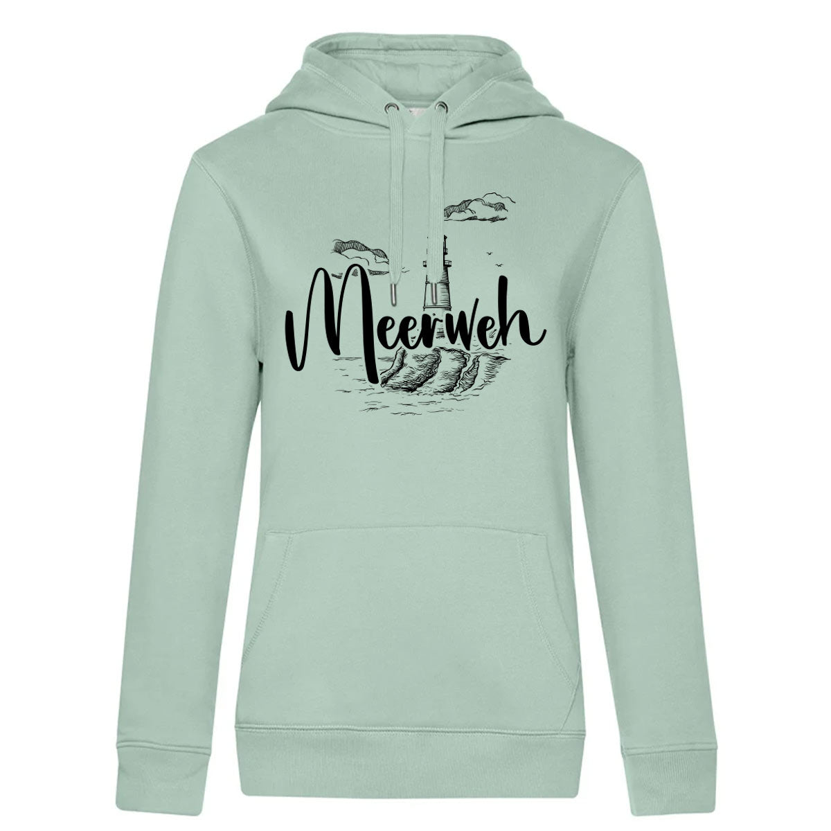Meerweh Damen Kapuzenpulli Queen