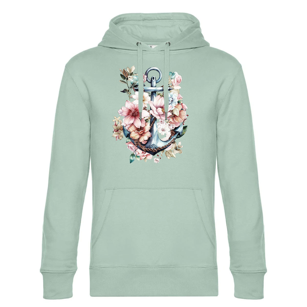 Floral Anker Herren Kapuzenpulli King