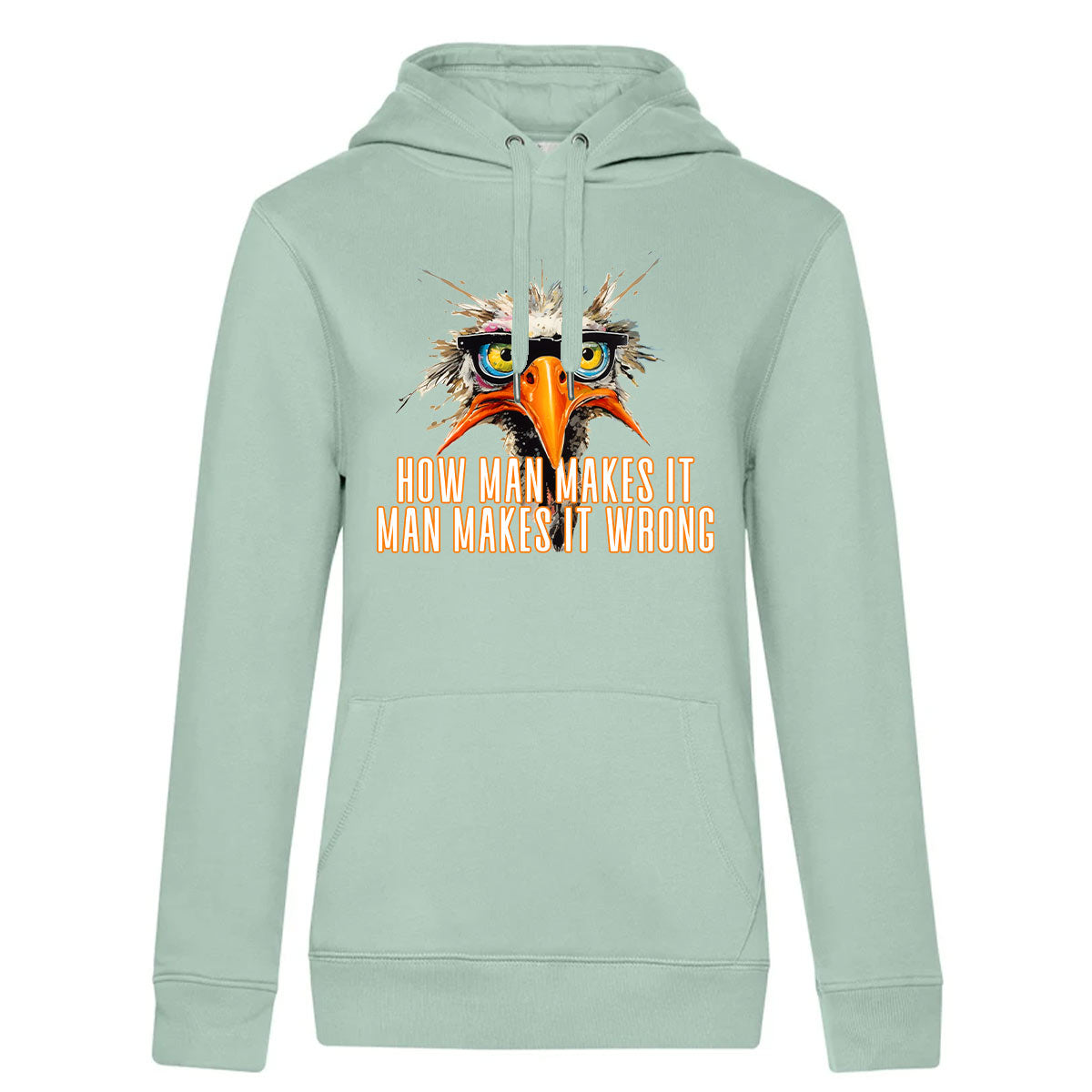 How man makes  Damen Kapuzenpulli Queen