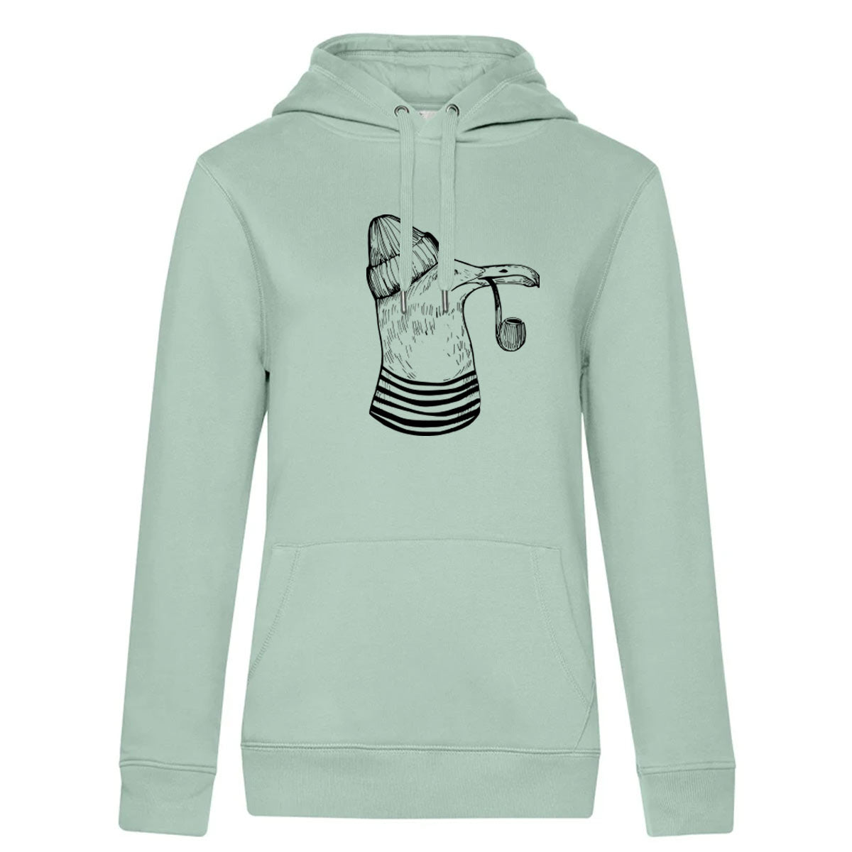 Möwe Damen Kapuzenpulli Queen