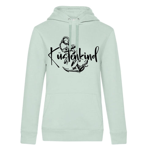 Küstenkind Anker Damen Kapuzenpulli Queen