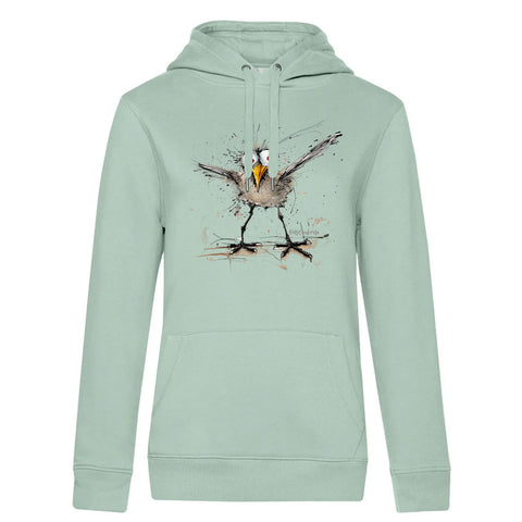 Verrückte Möwe Damen Kapuzenpulli Queen