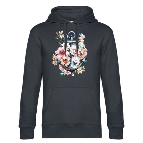 Floral Anker Herren Kapuzenpulli King