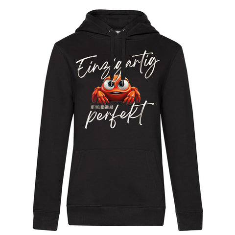 Besser als Perfekt Damen Kapuzenpulli Queen