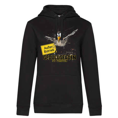 Außer Betrieb  Damen Kapuzenpulli Queen