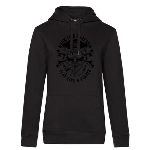 Pirate Black Edition Damen Kapuzenpulli Queen