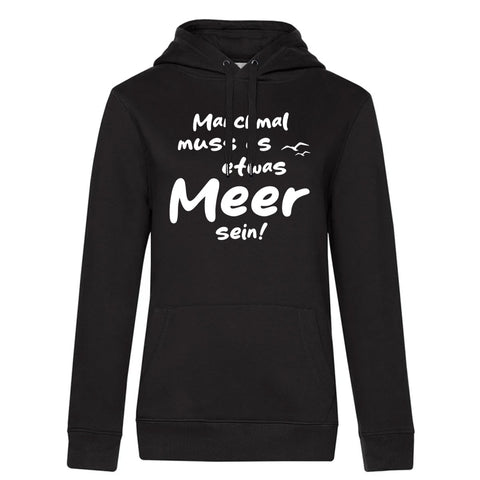 Meer sein Damen Kapuzenpulli Queen