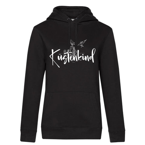 Küstenkind Möwe Damen Kapuzenpulli Queen