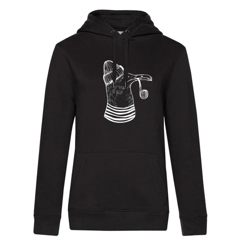 Möwe Damen Kapuzenpulli Queen