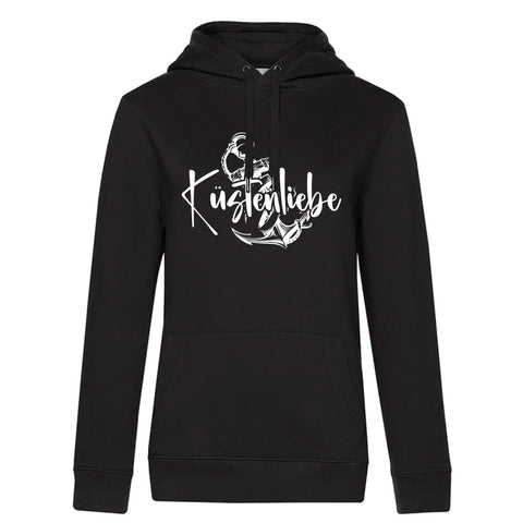 Küstenliebe Anker Damen Kapuzenpulli Queen