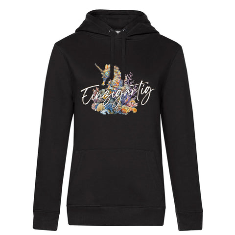 Einzigartig Seepferd Damen Kapuzenpulli Queen