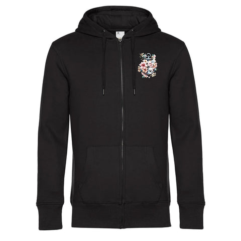 Floral Anker Herren Kapuzenjacke King
