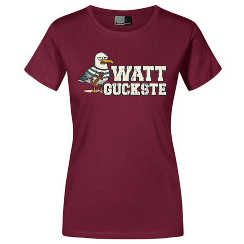 Watt guckste Damen T-Shirt
