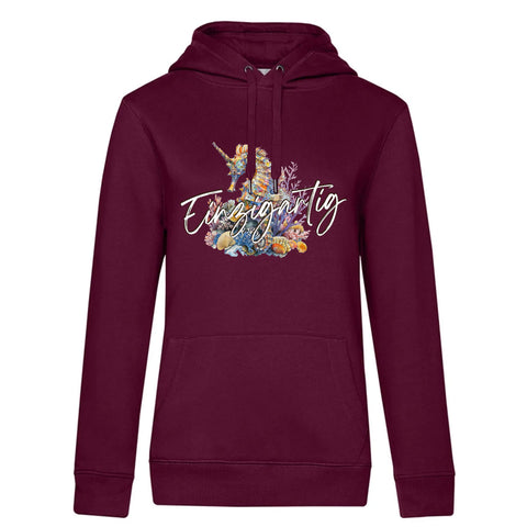 Einzigartig Seepferd Damen Kapuzenpulli Queen