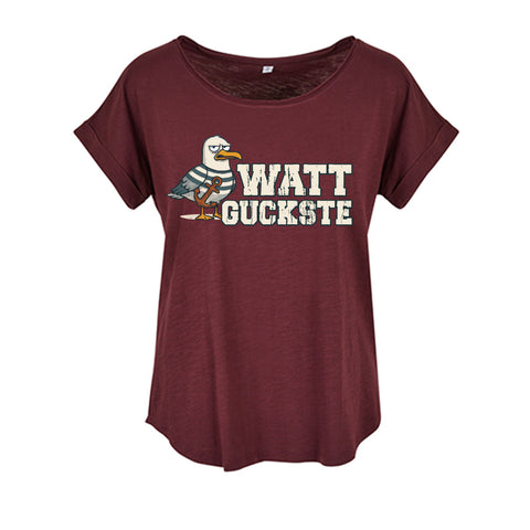 Watt guckste Damen Slub T-Shirt