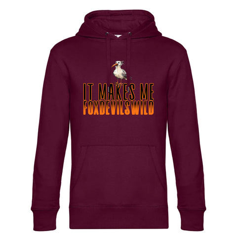 Foxdevilswild Herren Kapuzenpulli King