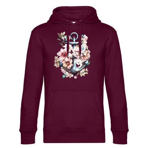 Floral Anker Herren Kapuzenpulli King