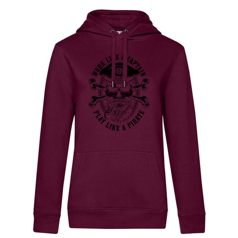 Pirate Black Edition Damen Kapuzenpulli Queen
