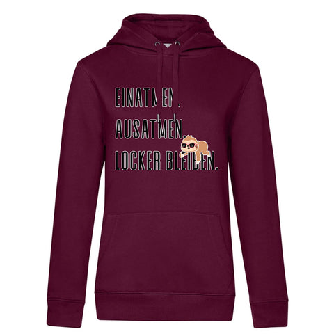 Locker Bleiben Damen Kapuzenpulli Queen