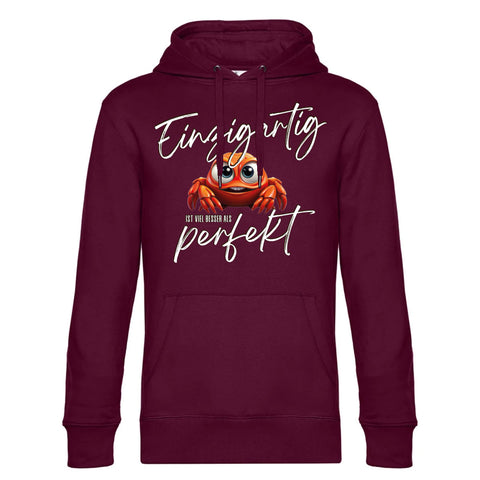 Besser als Perfekt Herren Kapuzenpulli King