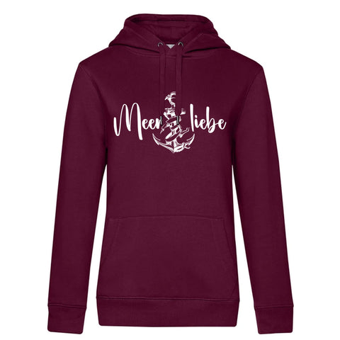 Meerliebe Damen Kapuzenpulli Queen