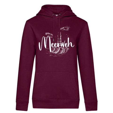Meerweh Damen Kapuzenpulli Queen